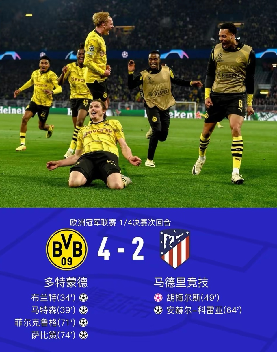 多特蒙德精彩逆转，击败对手取得胜利
