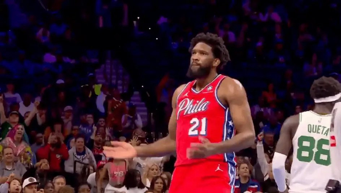 太阳横扫凯尔特人，恩比德高光表现